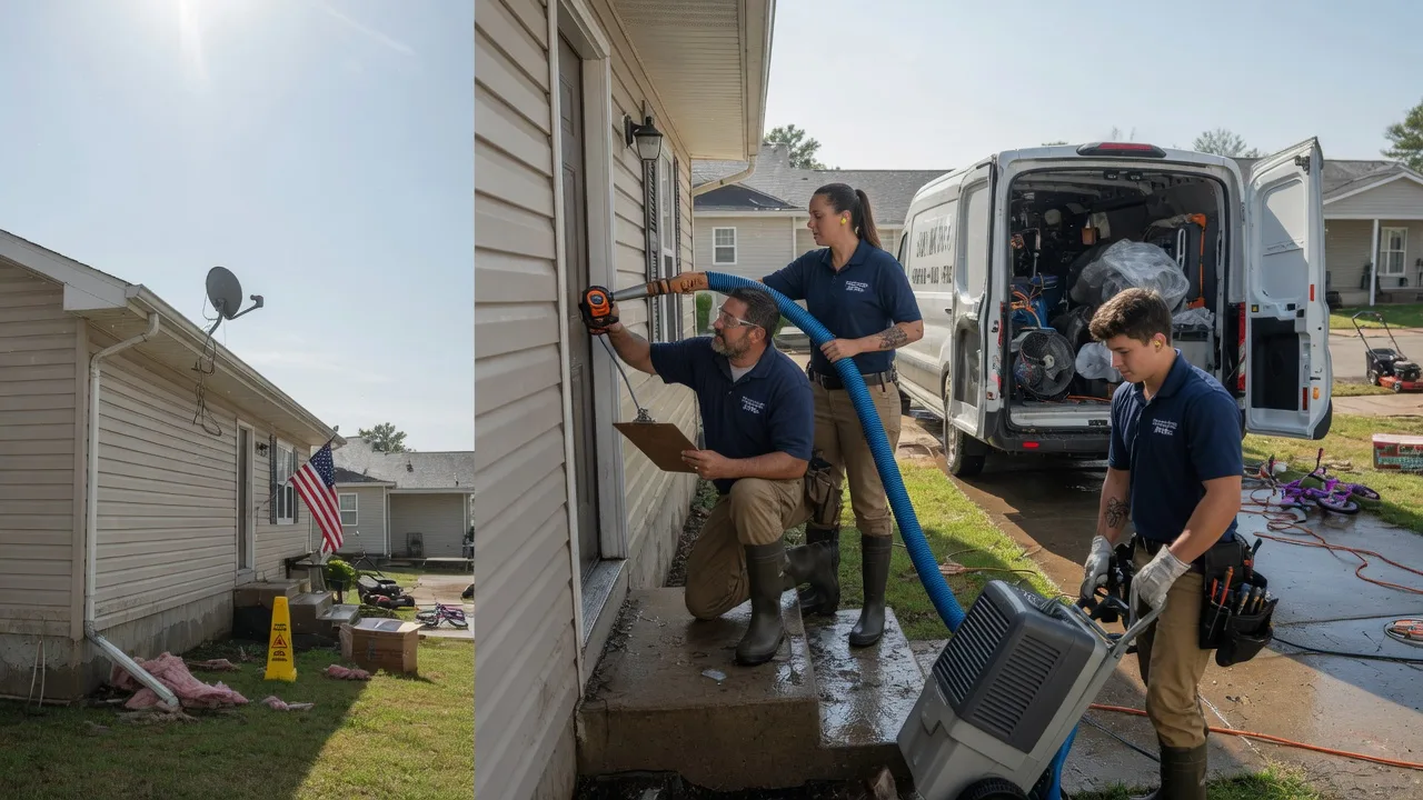 Ceiling Water Damage Restoration in Pierceville, KS near me